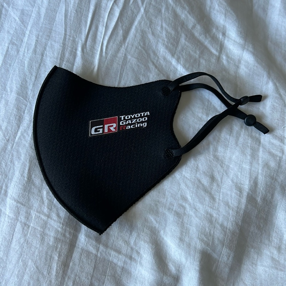 NWOT Toyota Gazoo Racing reusable face mask